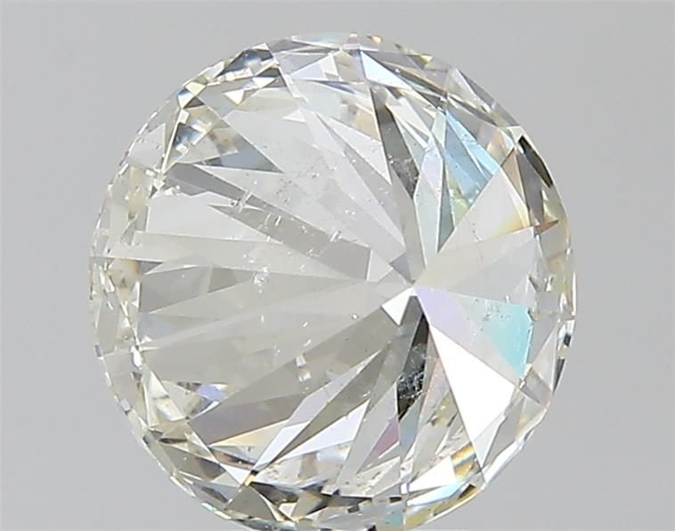 3.21ct I SI2 Rare Carat Ideal Cut Round Diamond