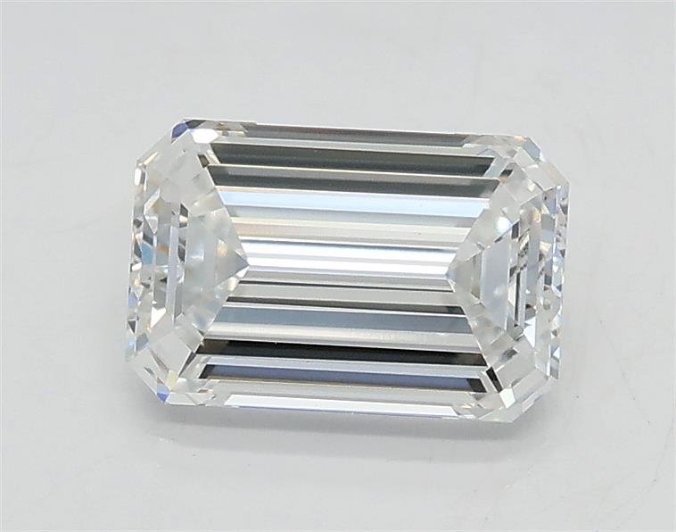 1.00ct D VVS2 Very Good Cut Emerald Lab Grown Diamond