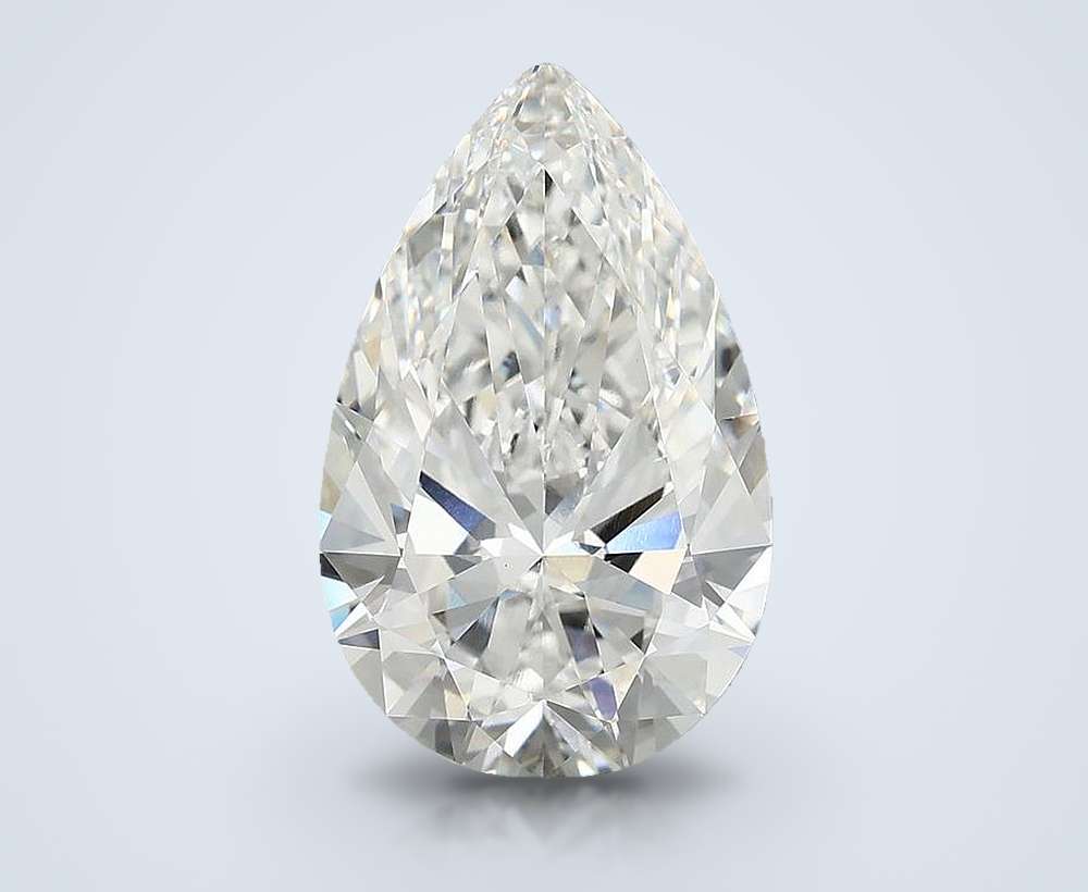 5.36 Carat Pear Lab Diamond