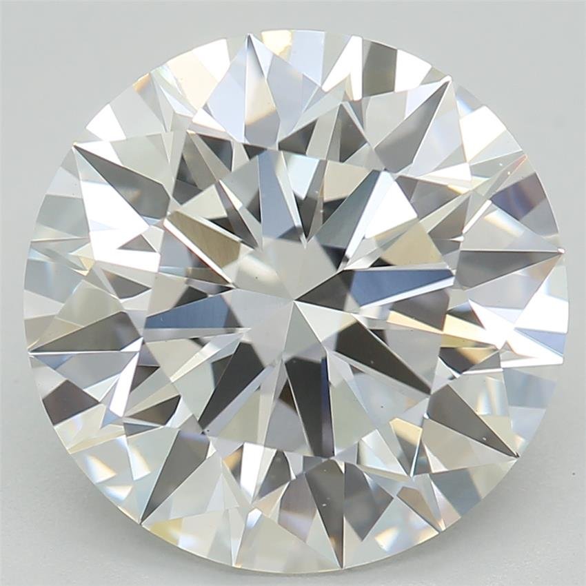 3.08ct F VS1 Rare Carat Ideal Cut Round Lab Grown Diamond