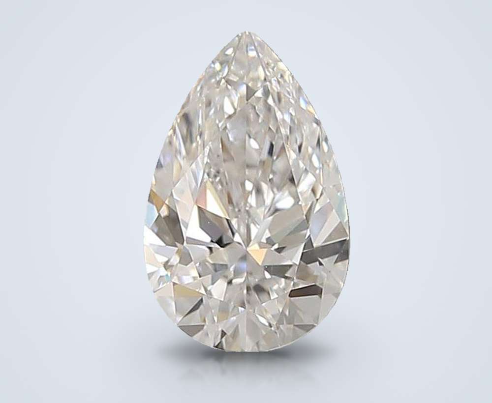 1.37 Carat Pear Lab Diamond
