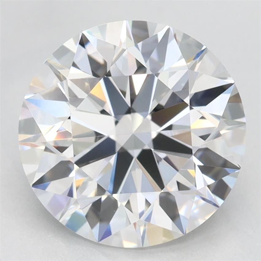 2.78ct D VVS1 Rare Carat Ideal Cut Round Lab Grown Diamond