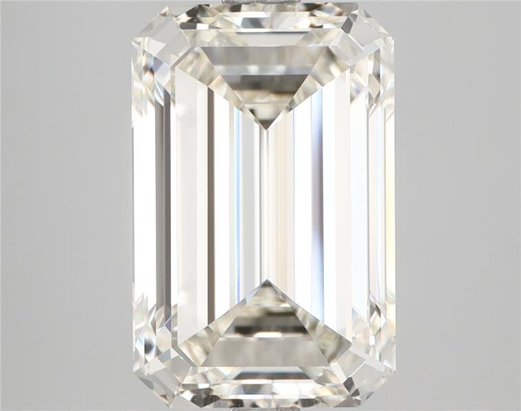 4.22ct J VVS2 Rare Carat Ideal Cut Emerald Diamond