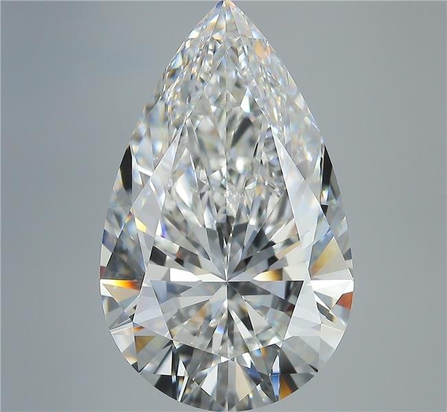 10.01ct G VS1 Rare Carat Ideal Cut Pear Diamond