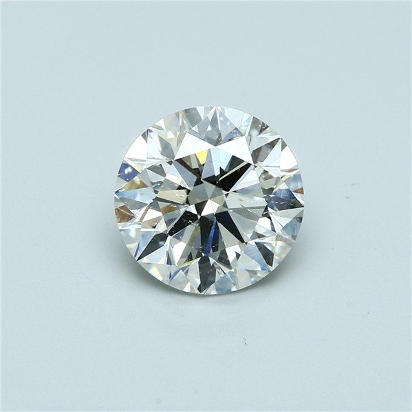 5.01ct K SI2 Rare Carat Ideal Cut Round Diamond