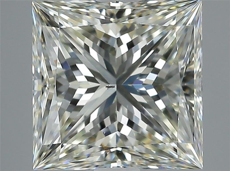 2.70ct K VS2 Rare Carat Ideal Cut Princess Diamond