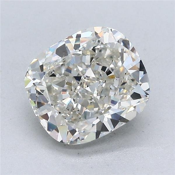 3.11ct H VS2 Rare Carat Ideal Cut Cushion Lab Grown Diamond