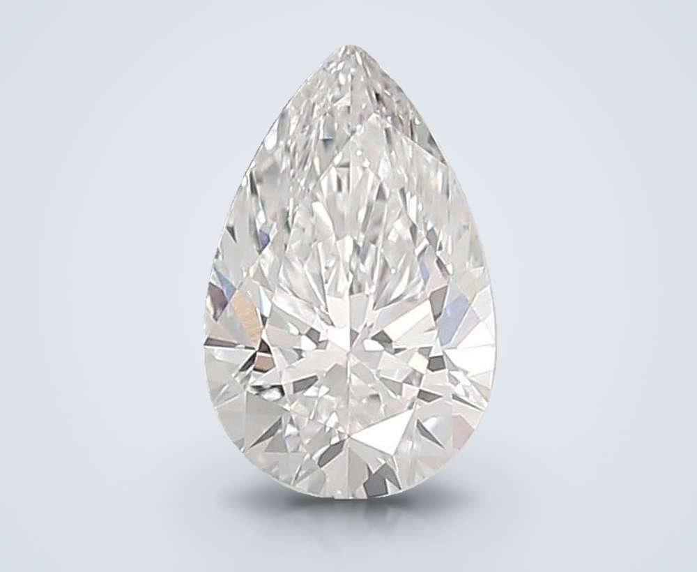 1.37 Carat Pear Lab Diamond
