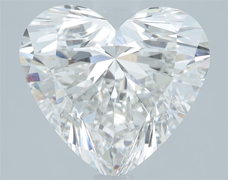 2.76ct G VS1 Rare Carat Ideal Cut Heart Lab Grown Diamond