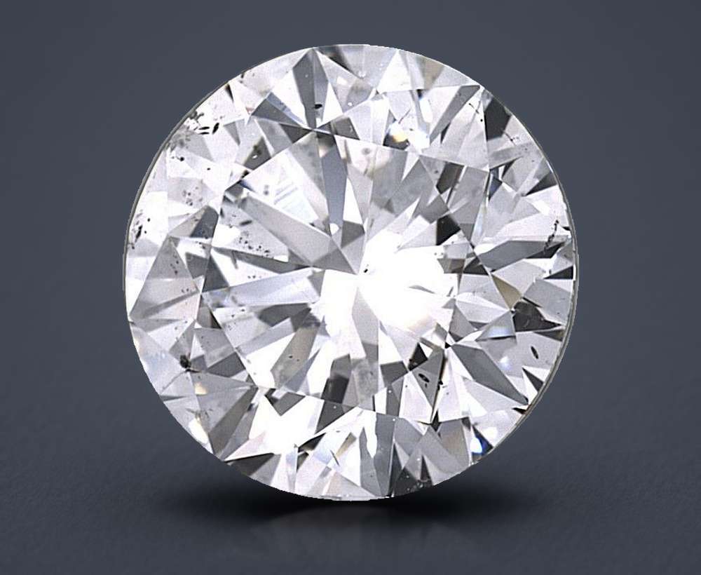3.86 Carat Round Natural Diamond