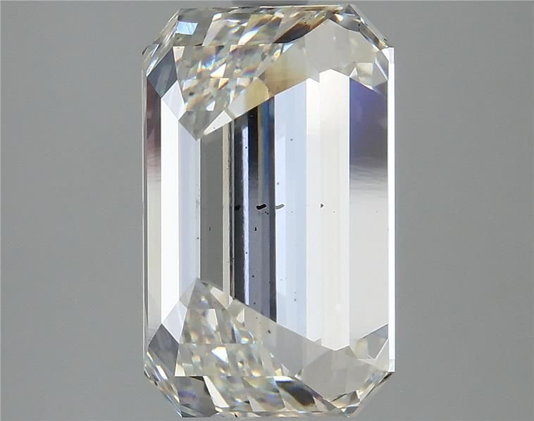 5.06ct H SI2 Excellent Cut Emerald Lab Grown Diamond