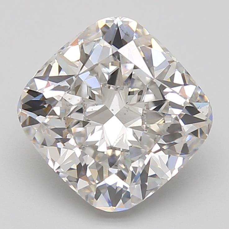 3.17ct H VS2 Rare Carat Ideal Cut Cushion Lab Grown Diamond