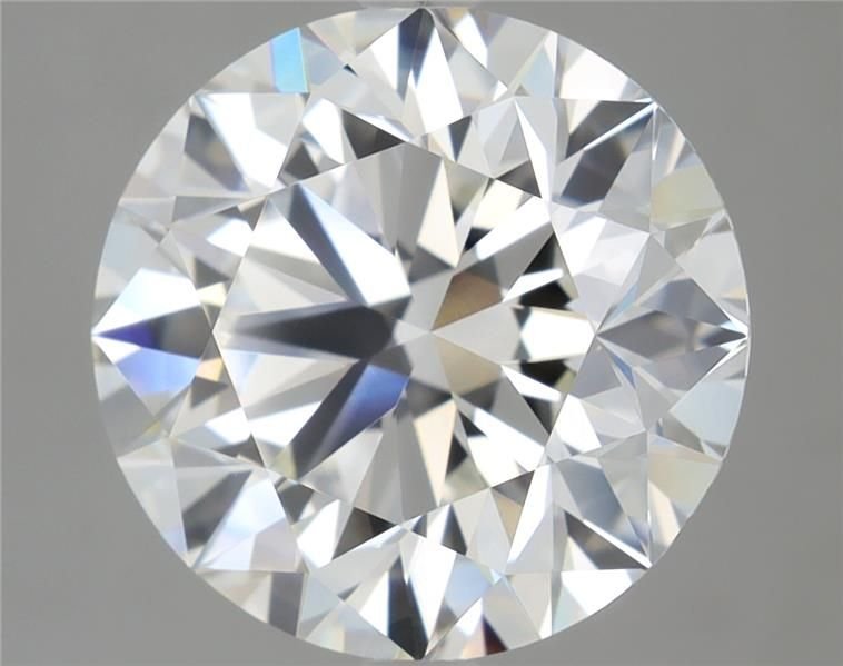 4.23ct H IF Rare Carat Ideal Cut Round Diamond