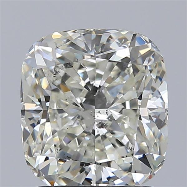 2.01ct J SI2 Very Good Cut Cushion Diamond