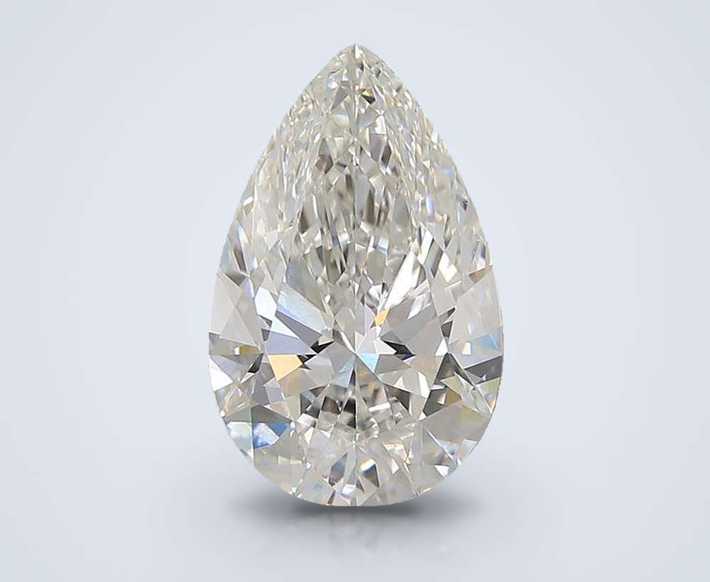 5.08 Carat Pear Lab Diamond