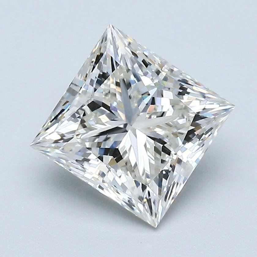 2.02ct K VS2 Rare Carat Ideal Cut Princess Diamond