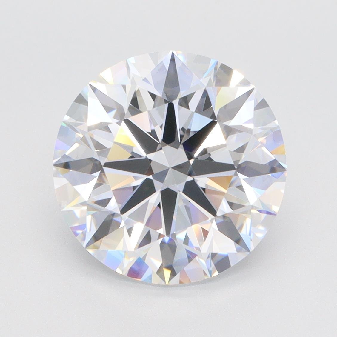 4.53ct D VVS1 Rare Carat Ideal Cut Round Lab Grown Diamond