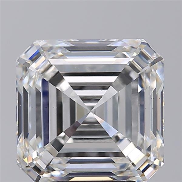 5.11ct H VS2 Rare Carat Ideal Cut Asscher Lab Grown Diamond