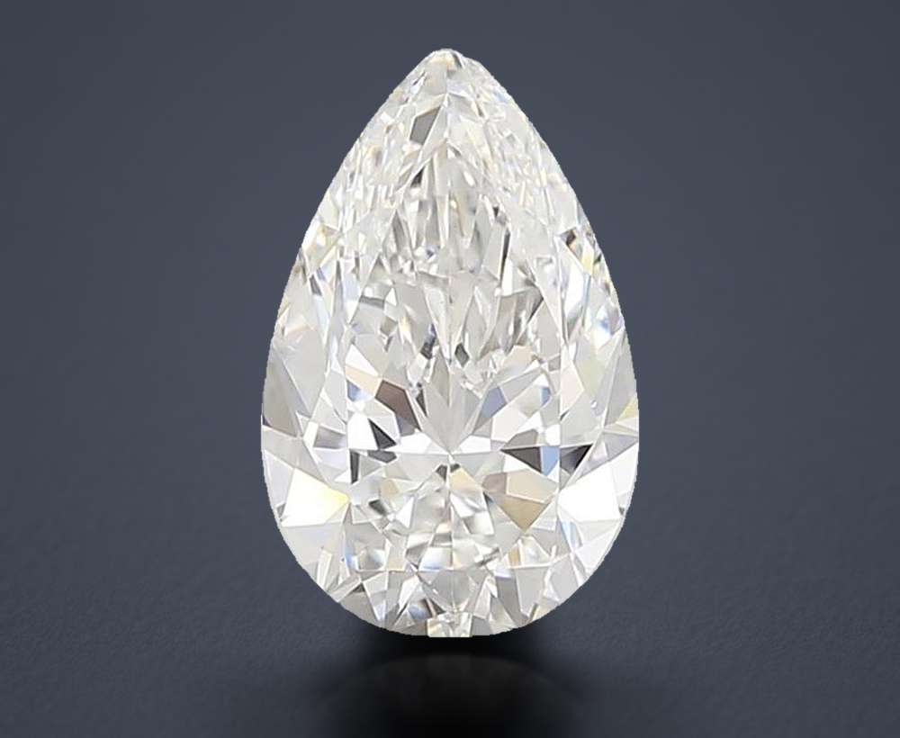 1.54 Carat Pear Natural Diamond