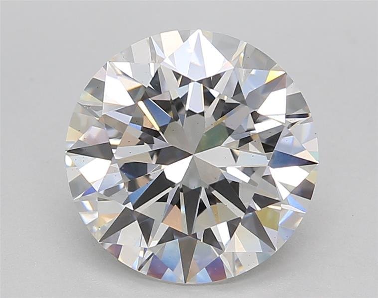 3.01ct F VS2 Excellent Cut Round Lab Grown Diamond