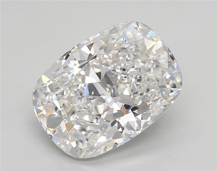 4.38ct D VVS2 Rare Carat Ideal Cut Cushion Lab Grown Diamond