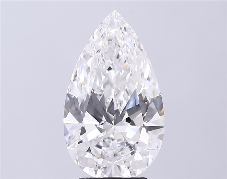 3.96 Carat Pear Lab Diamond