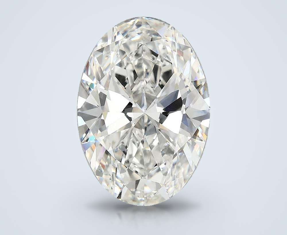 6.92 Carat Oval Lab Diamond