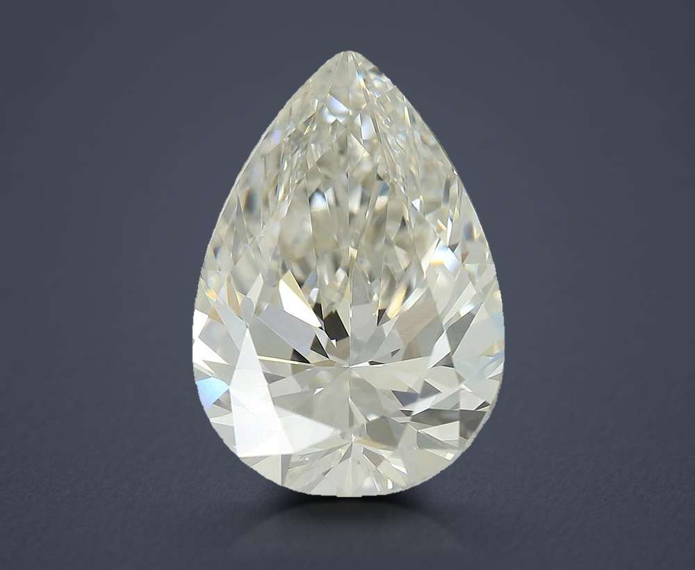 4.55 Carat Pear Lab Diamond