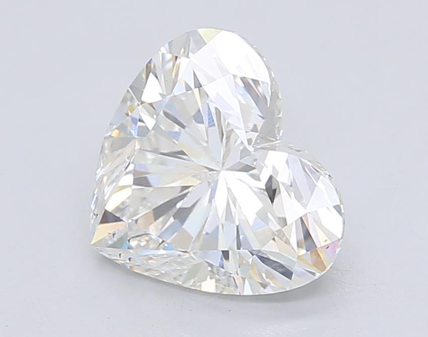 2.50ct F VS2 Rare Carat Ideal Cut Heart Lab Grown Diamond