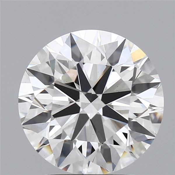 3.17ct G VS2 Rare Carat Ideal Cut Round Lab Grown Diamond