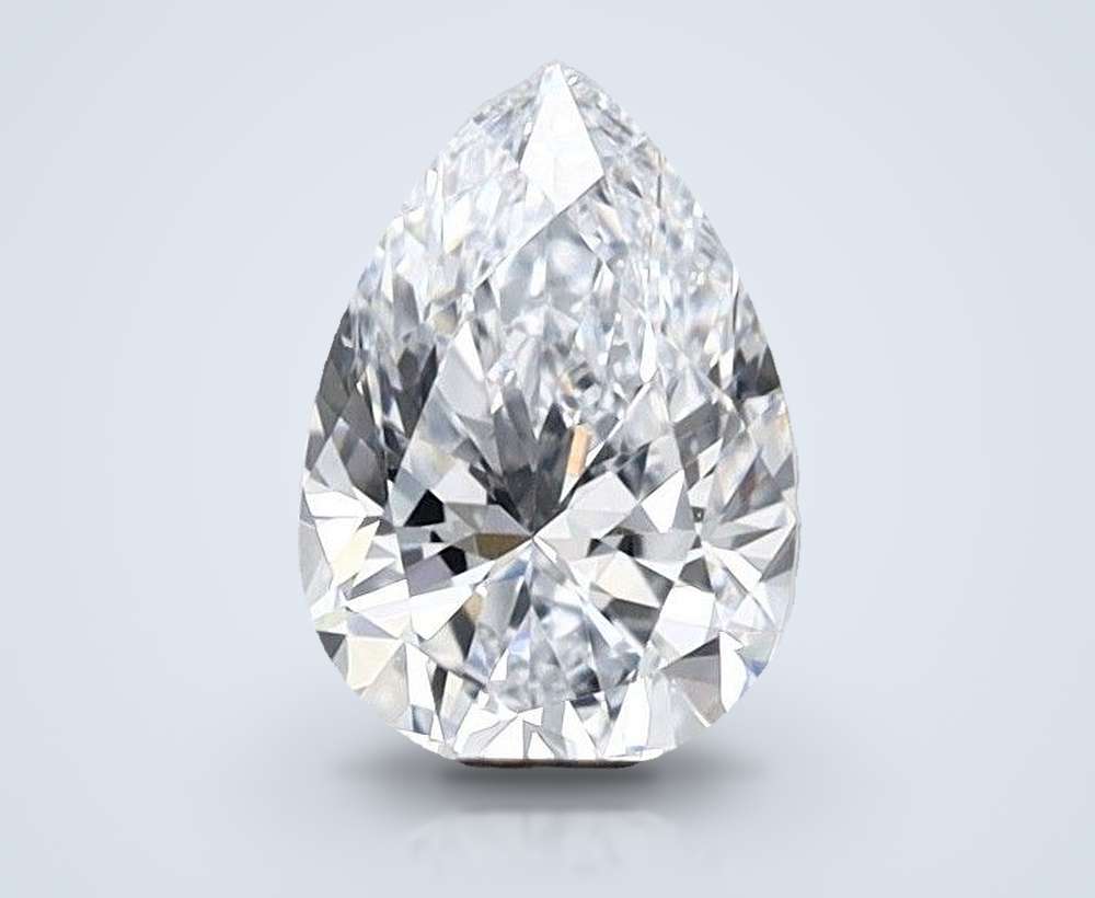 0.75 Carat Pear Lab Diamond