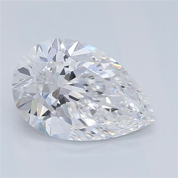 0.70ct E SI2 Rare Carat Ideal Cut Pear Lab Grown Diamond