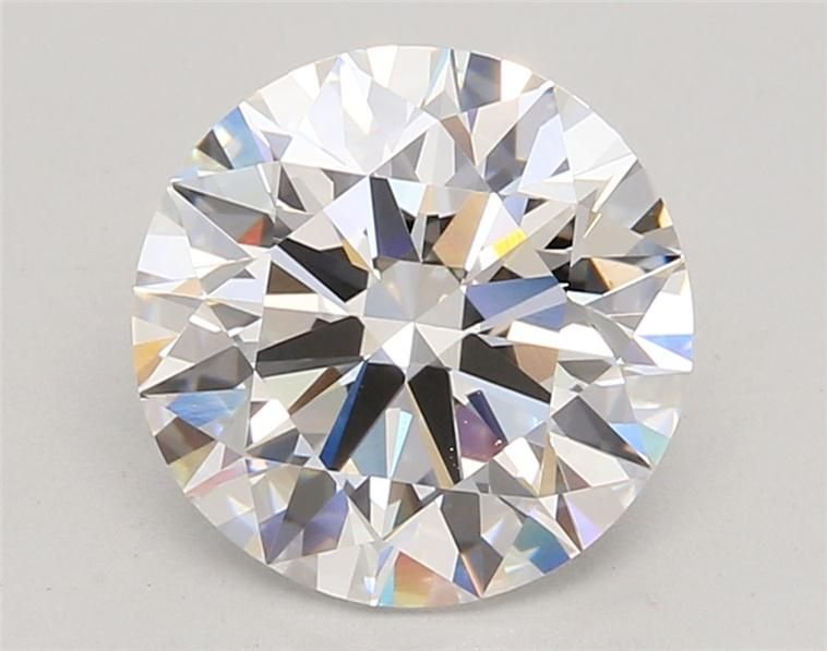 3.07ct D VVS2 Rare Carat Ideal Cut Round Lab Grown Diamond