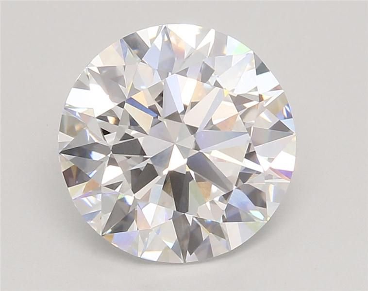 3.97ct E VVS2 Rare Carat Ideal Cut Round Lab Grown Diamond