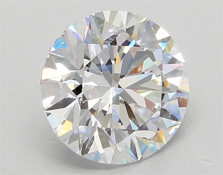 2.72ct D VVS2 Rare Carat Ideal Cut Round Lab Grown Diamond