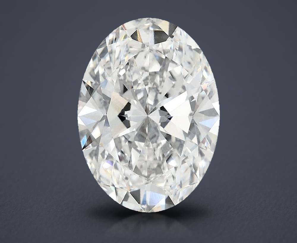 3.80 Carat Oval Lab Diamond
