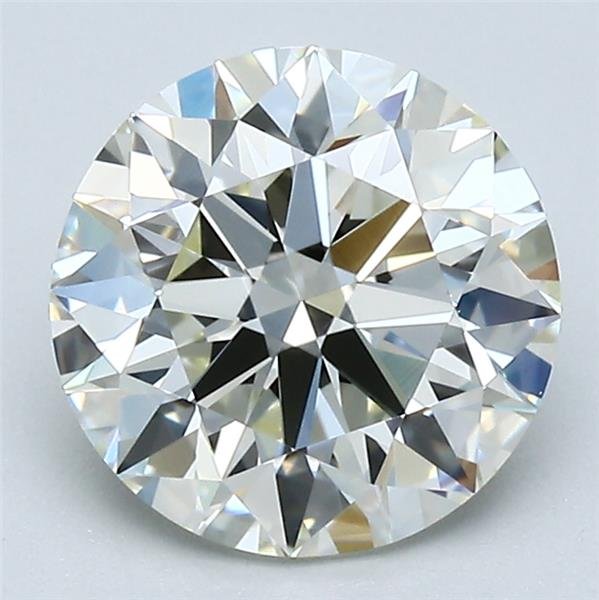 2.37ct K VS1 Rare Carat Ideal Cut Round Diamond