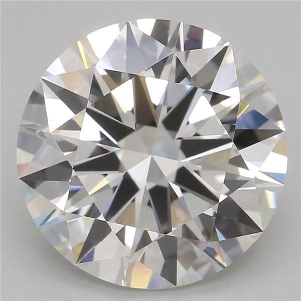 3.01ct F VVS2 Rare Carat Ideal Cut Round Lab Grown Diamond