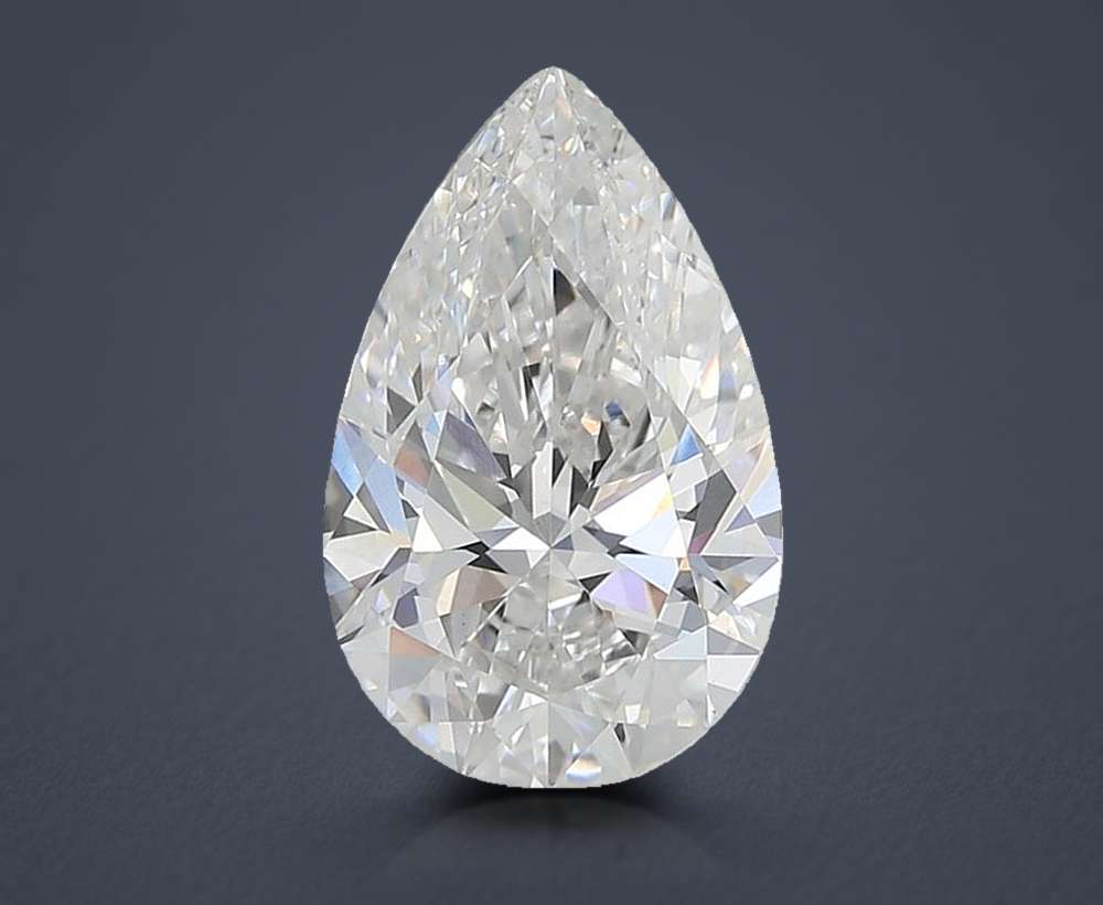 2.92 Carat Pear Lab Diamond