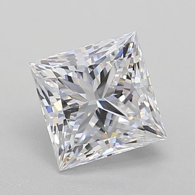 1.08ct D VVS2 Rare Carat Ideal Cut Princess Lab Grown Diamond