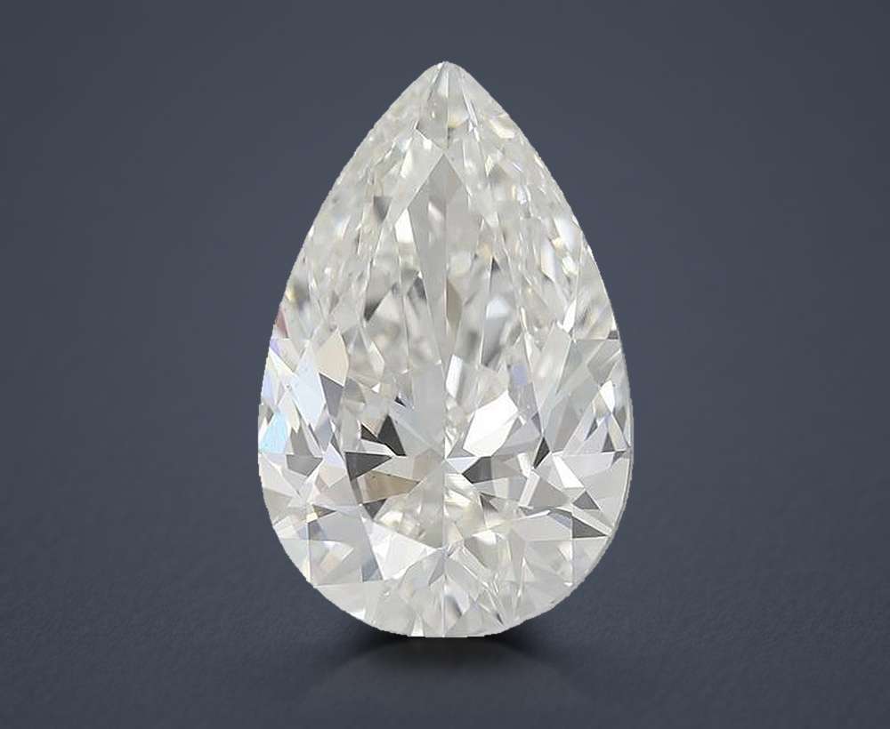 3.01 Carat Pear Natural Diamond