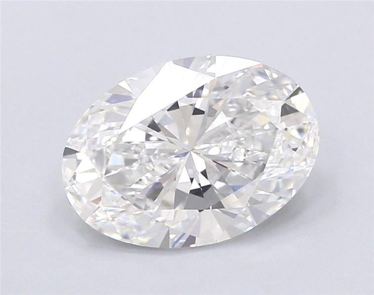 3.10ct F VVS2 Rare Carat Ideal Cut Oval Lab Grown Diamond