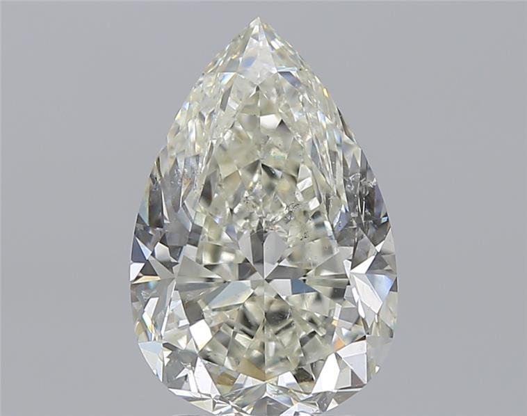 2.52ct K SI2 Very Good Cut Pear Diamond