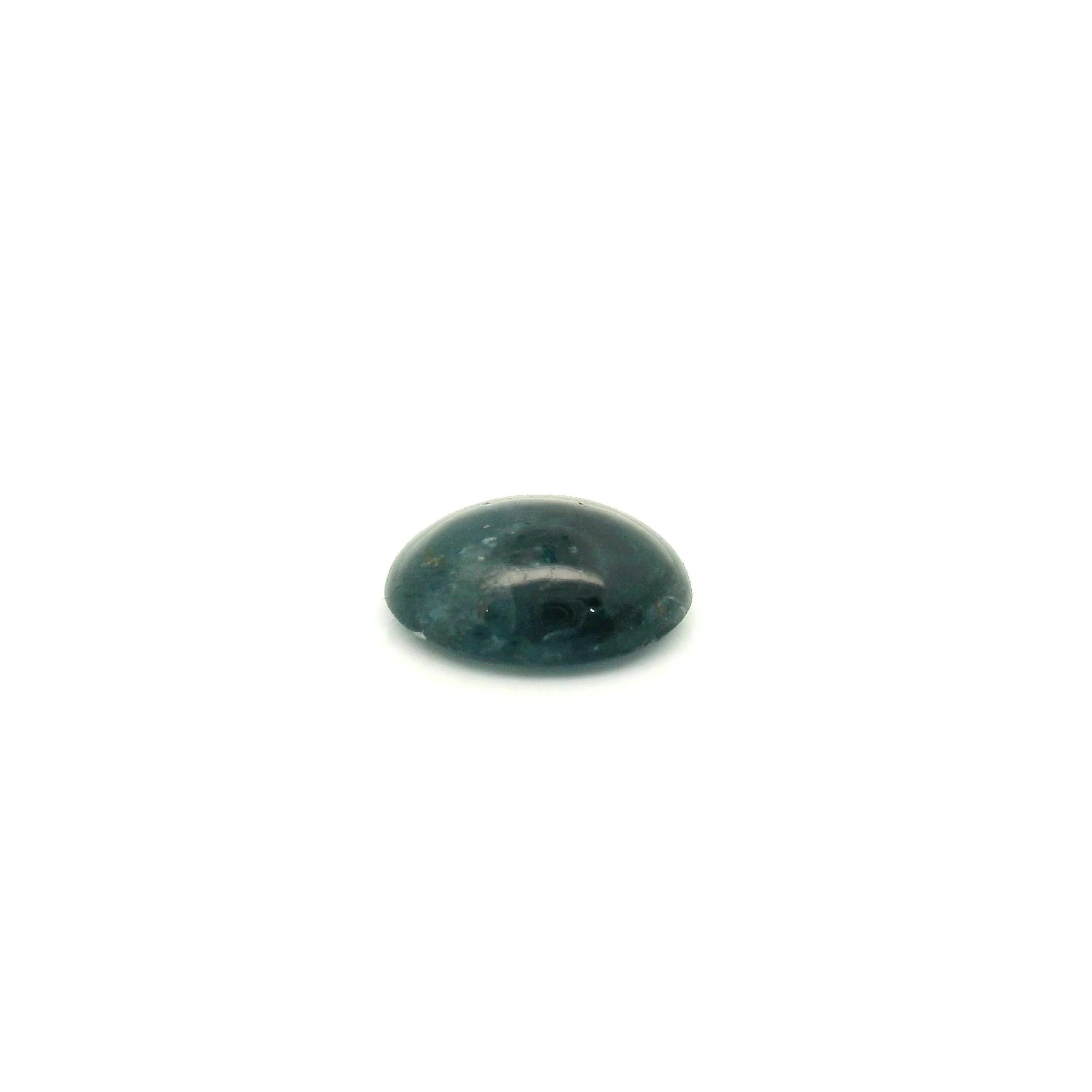 1.58 Carat Blue Oval Sapphire