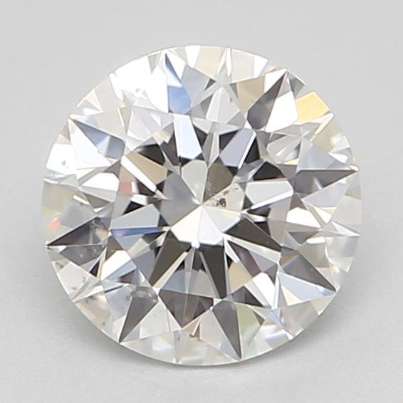 0.53ct F SI1 Rare Carat Ideal Cut Round Diamond