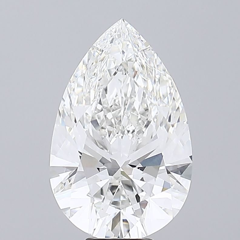 10.09ct F VVS2 Rare Carat Ideal Cut Pear Lab Grown Diamond