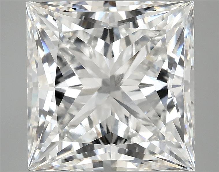 8.10ct F VVS2 Rare Carat Ideal Cut Princess Lab Grown Diamond