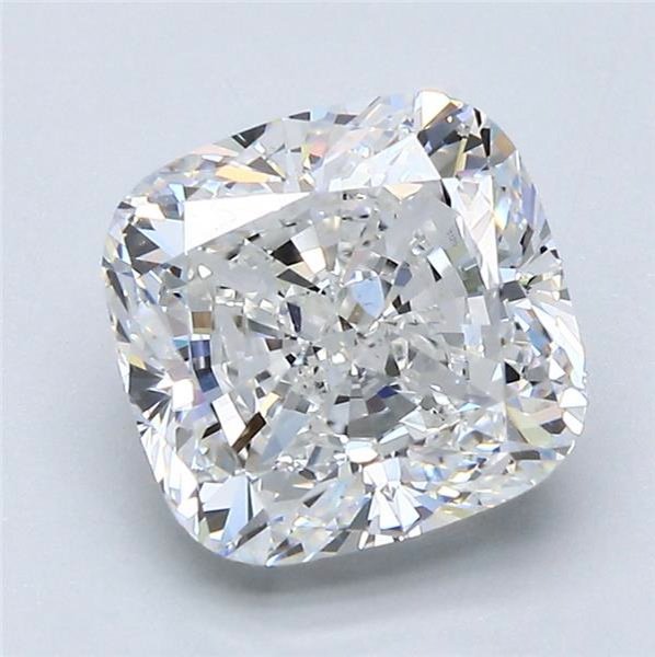 3.01ct F SI1 Very Good Cut Cushion Diamond