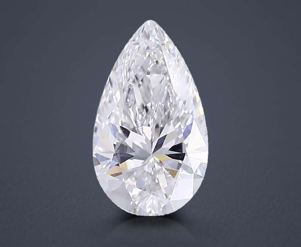 3.00 Carat Pear Lab Diamond