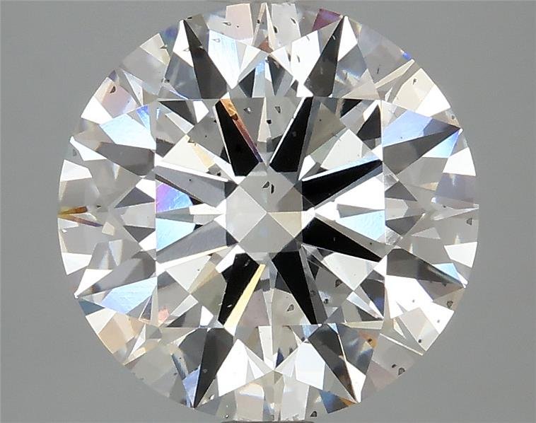 4.06ct G SI1 Rare Carat Ideal Cut Round Lab Grown Diamond